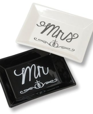 Mr. & Mrs. Trinket Dishes